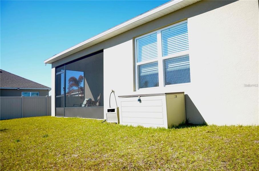 Exterior details and patio area of a home in , Davenport (Image 22).