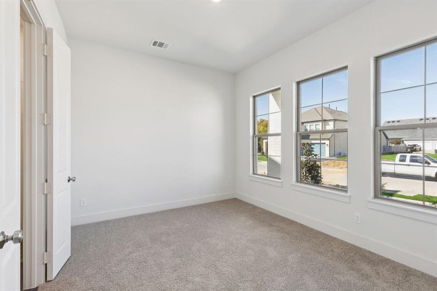 One of several nicely sized secondary bedrooms in our Geneva IV plan.