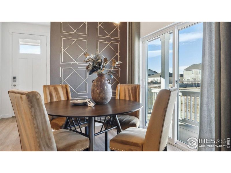 Furnished interior view inside a new home in Villas at Vantage, Berthoud (Image 3).