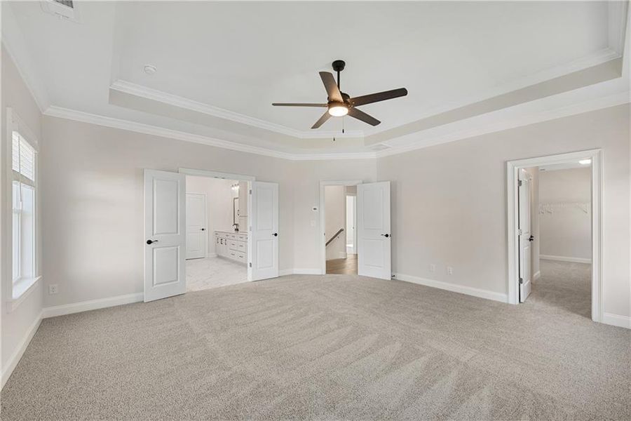 Spacious, unfurnished interior of a new home in The Retreat at Caney Creek, Alpharetta (Image 56).