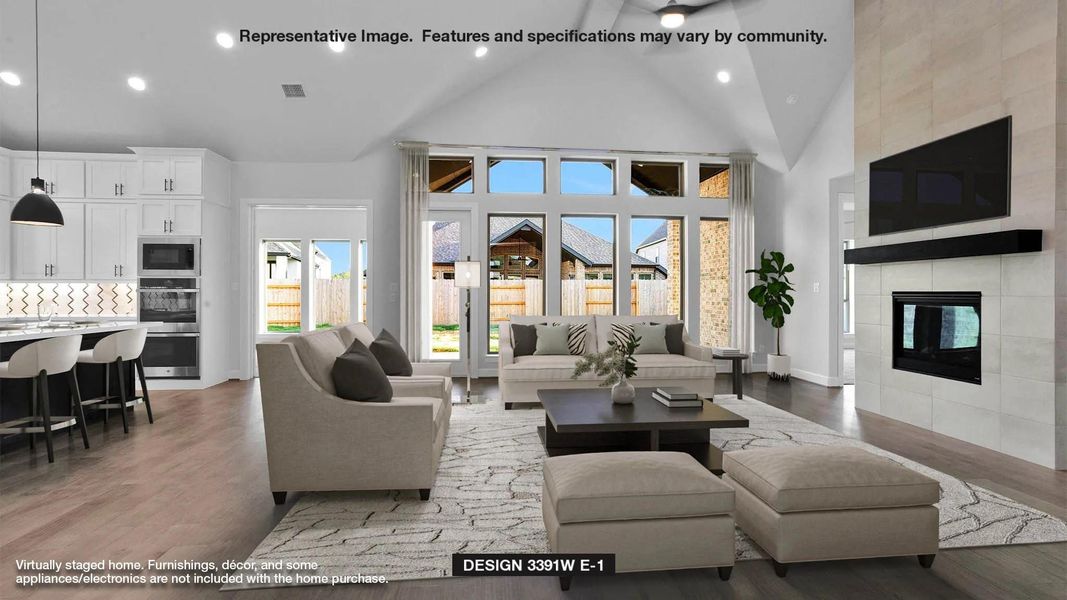 Furnished interior view inside a new home in Kresston 65', Magnolia (Image 6). Furnished interior view inside a new home in Kresston 65', Magnolia (Image 6).