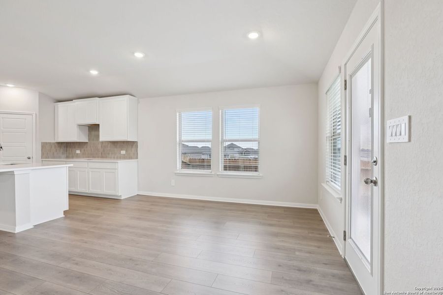 Spacious, unfurnished interior of a new home in Legendary Trails - Classic Series, Cibolo (Image 30).