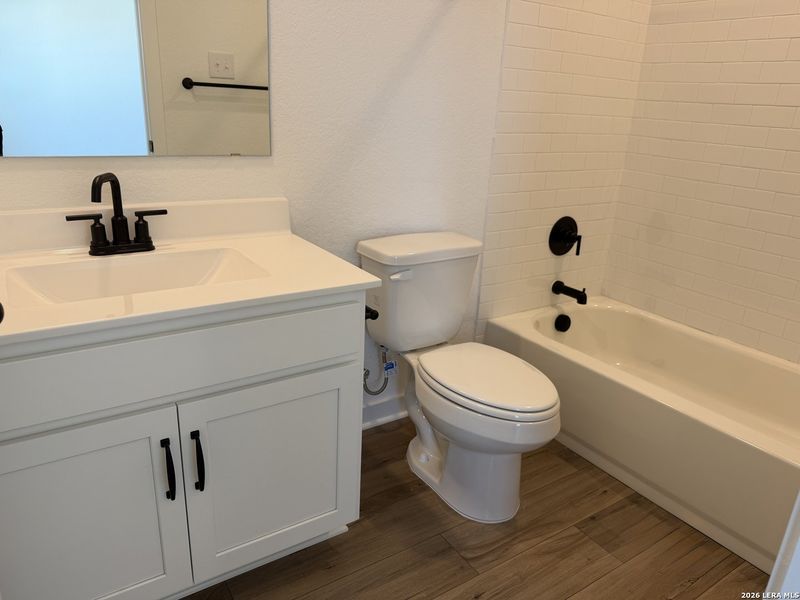 Furnished interior view inside a new home in The Wilder, Adkins (Image 4).