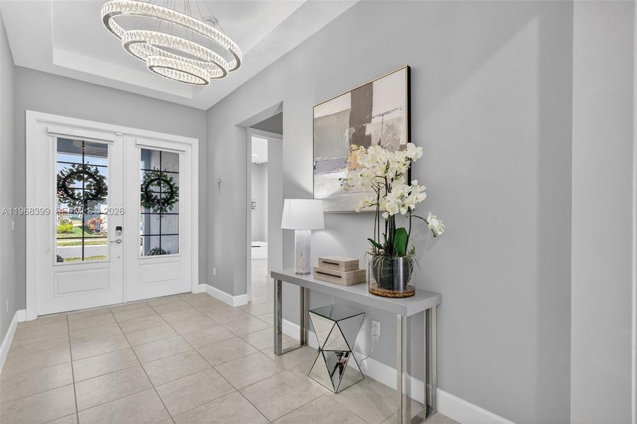 Furnished interior view inside a new home in , Port St. Lucie (Image 47).