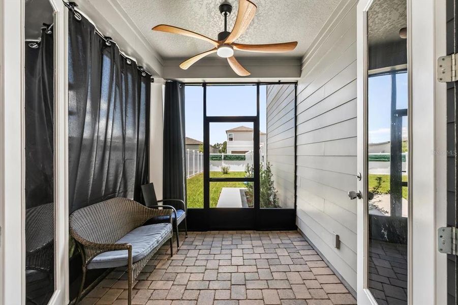 Exterior details and patio area of a home in , Winter Garden (Image 4). Exterior details and patio area of a home in , Winter Garden (Image 4).