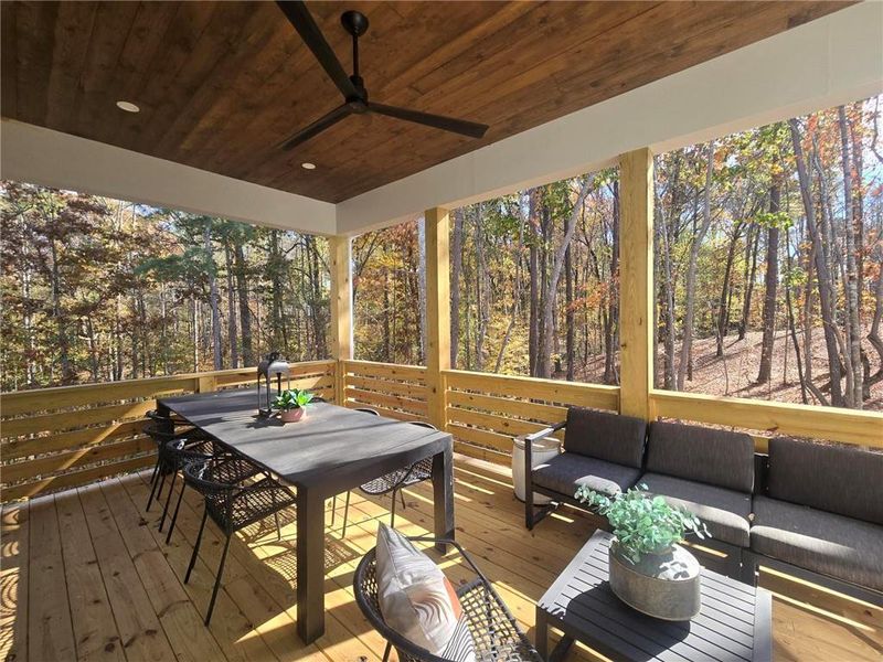Exterior details and patio area of a home in Aster, Roswell (Image 24). Exterior details and patio area of a home in Aster, Roswell (Image 24).