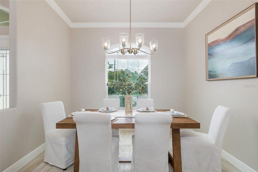 Furnished interior view inside a new home in , Homosassa (Image 46).