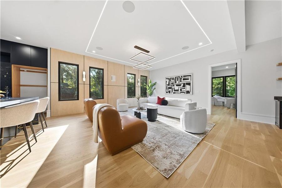 Furnished interior view inside a new home in , Atlanta (Image 17). Furnished interior view inside a new home in , Atlanta (Image 17).