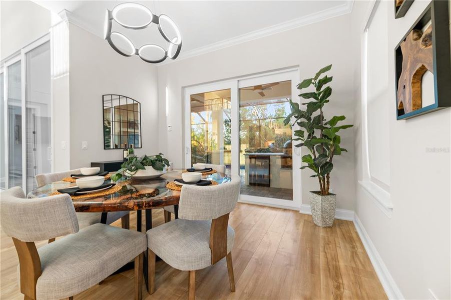 Furnished interior view inside a new home in , Flagler Beach (Image 8).