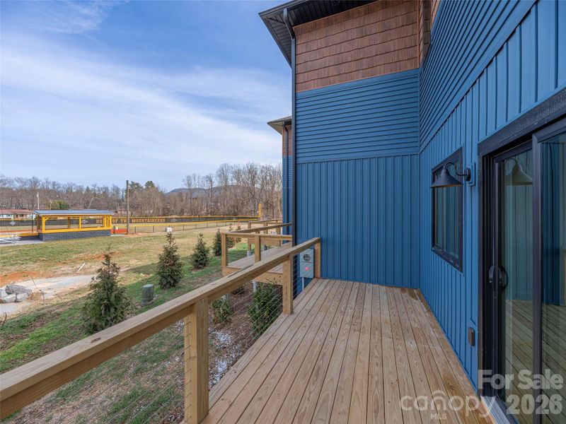 Exterior details and patio area of a home in , Waynesville (Image 16).