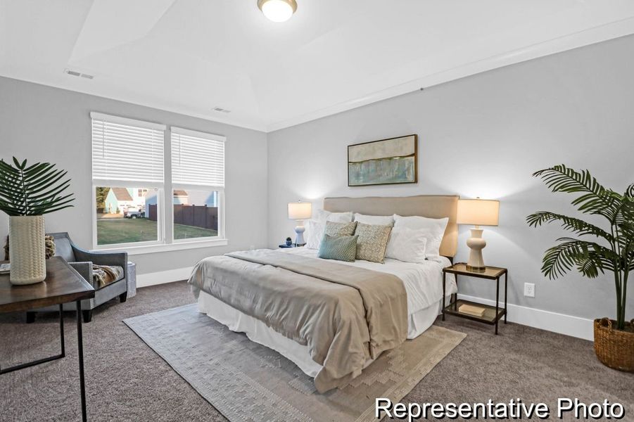 Furnished interior view inside a new home in Homecoming, Ravenel (Image 21).