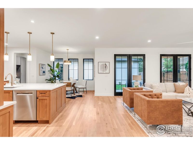 Furnished interior view inside a new home in , Denver (Image 27).