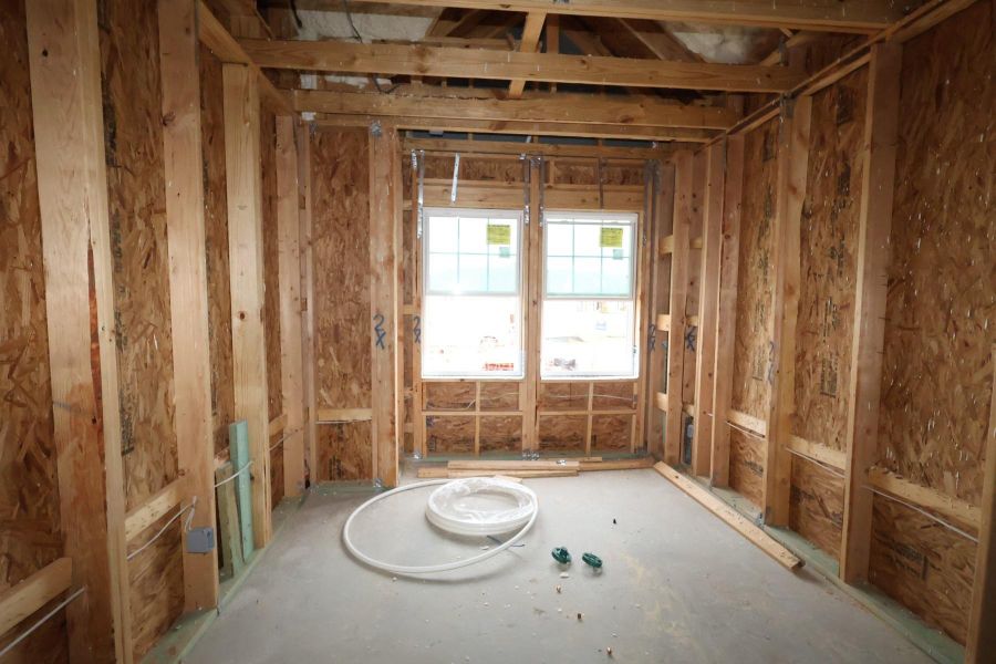 In-progress construction of a new home in Jordan Ranch - Terrace Collection, Fulshear, TX (Image 4).