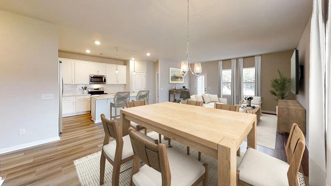 Furnished interior view inside a new home in , Ravenel (Image 4).