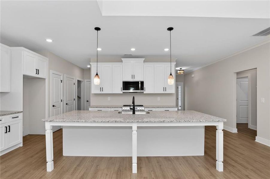 Furnished interior view inside a new home in , Dawsonville (Image 8).