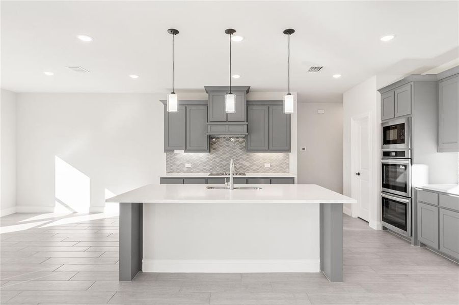 Furnished interior view inside a new home in Crystal Lake Estates, Red Oak (Image 9). Furnished interior view inside a new home in Crystal Lake Estates, Red Oak (Image 9).