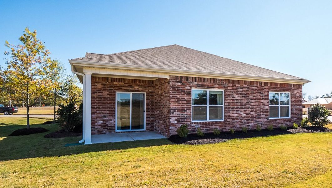 Representative exterior photo of a completed home built from the CALI by D.R. Horton in Morford, Jackson, TN (Image 20).