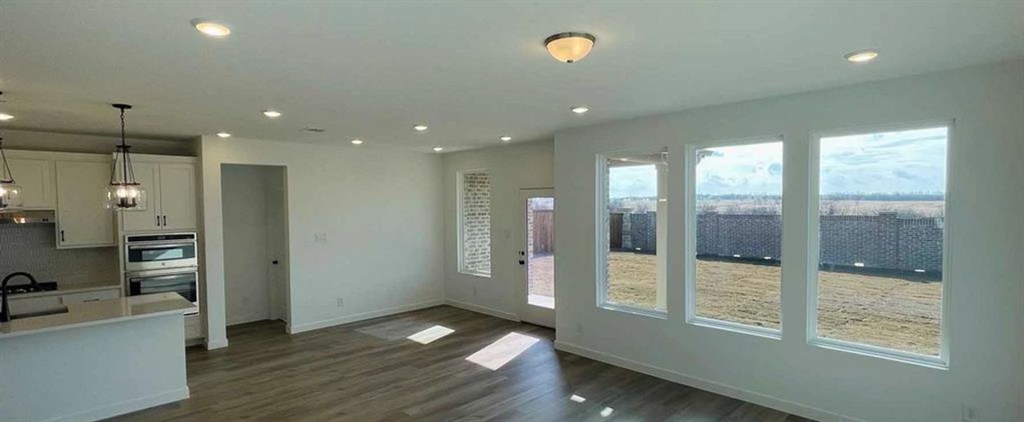 Open Living-Dining Room Construction Progress