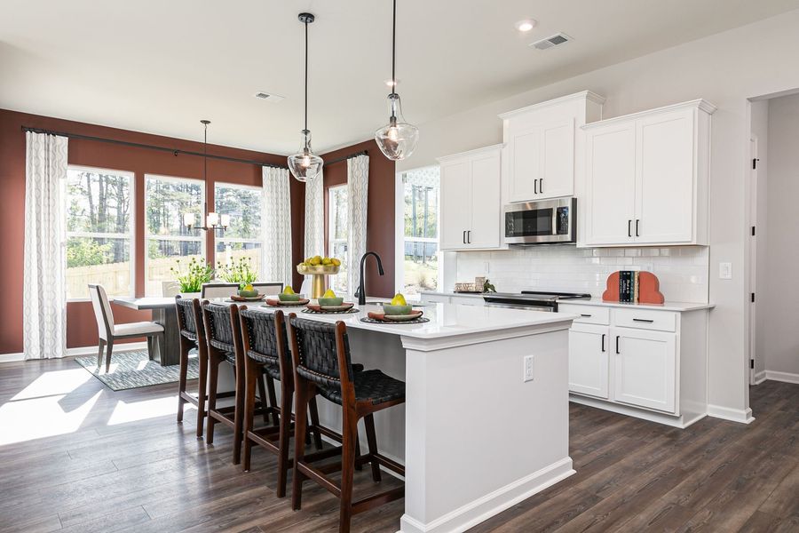 Furnished interior view inside a new home in Madison at Buice Lake, Acworth (Image 6).