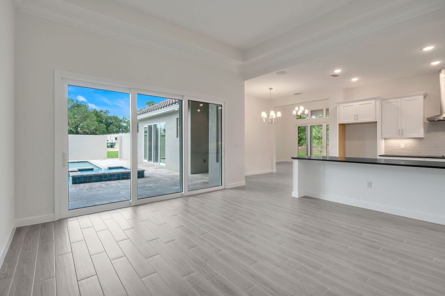 Representative unfurnished interior of a home built from the The Courtyard Junior by ABD Development in Toscana, Palm Coast (Image 17).