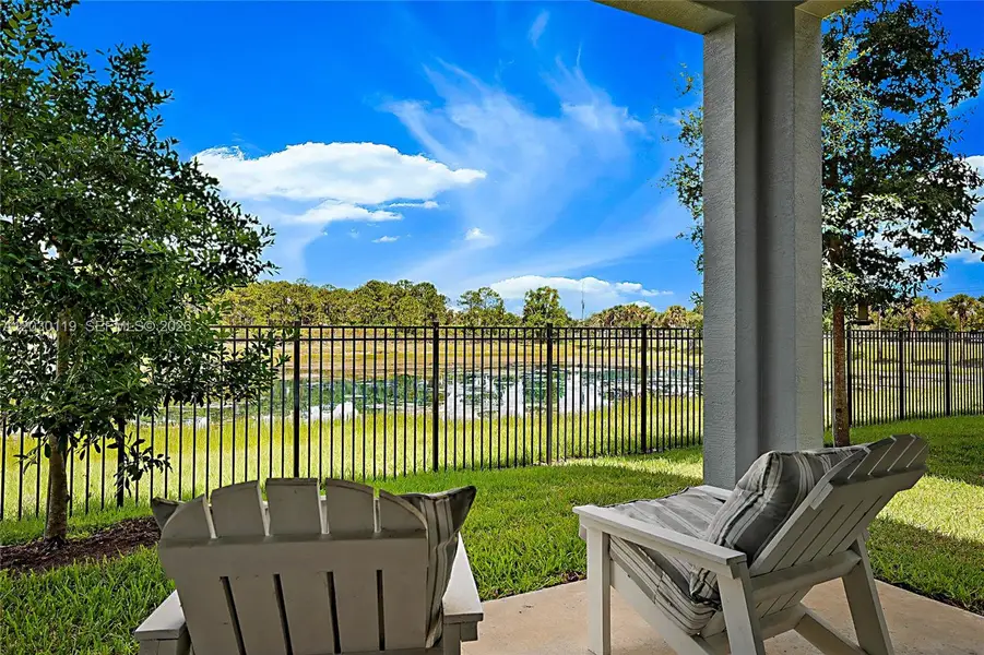 Exterior details and patio area of a home in , Palm City (Image 4).