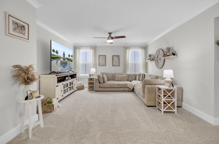 Furnished interior view inside a new home in Lochton, Summerville (Image 47). Furnished interior view inside a new home in Lochton, Summerville (Image 47).