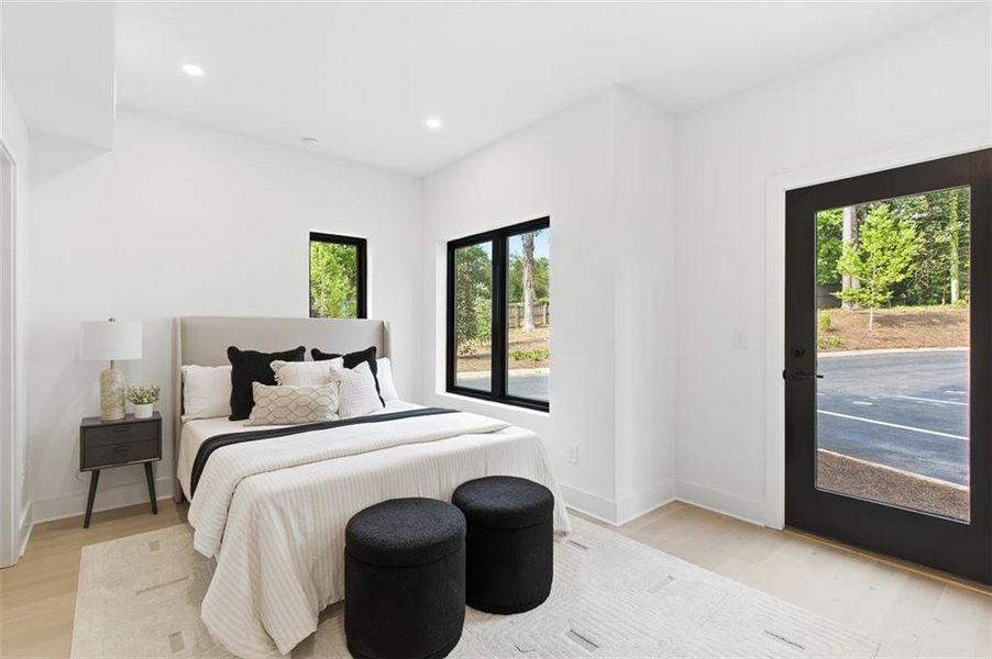 Furnished interior view inside a new home in , Atlanta (Image 40).