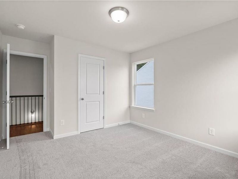 Spacious, unfurnished interior of a new home in The Village at Shallowford, Kennesaw (Image 31).