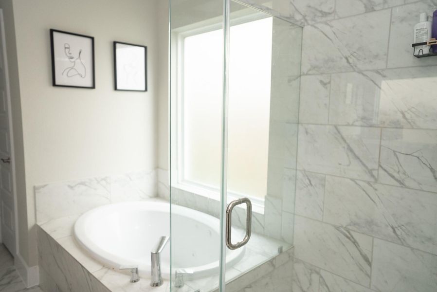 Close-up of interior finishes inside a home in Sunterra, Katy (Image 20).