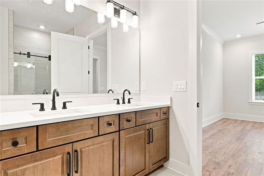 Furnished interior view inside a new home in , Ellijay (Image 15).