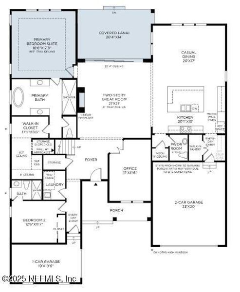 2D floor plan layout of this home in , St. Augustine, FL (Image 3).