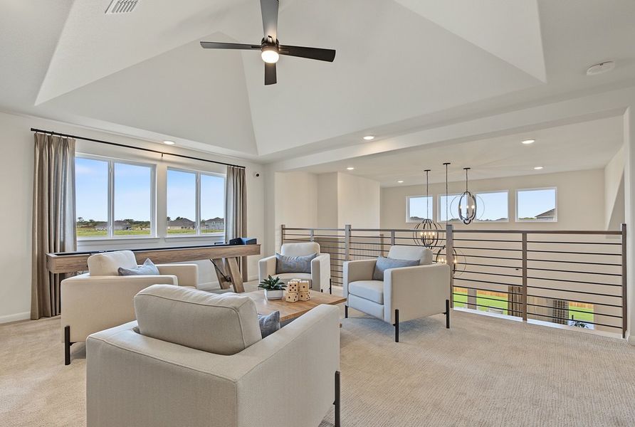 Furnished interior view inside a new home in Leonard Trails, Anna (Image 30).
