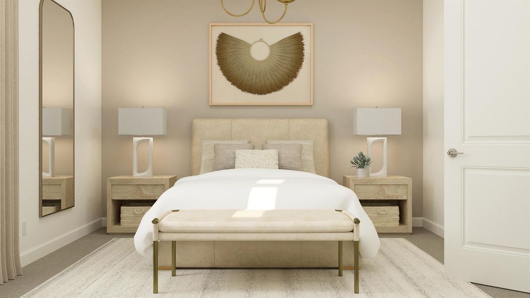 Furnished interior view inside a new home in , The Acreage (Image 5).