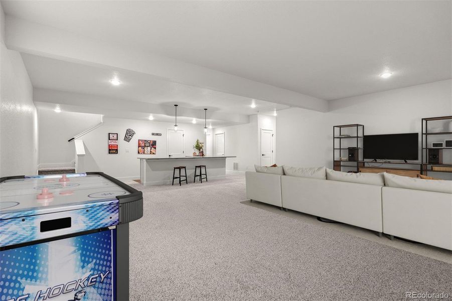 Furnished interior view inside a new home in Wolf Ranch - Enclave Collection, Colorado Springs (Image 27).