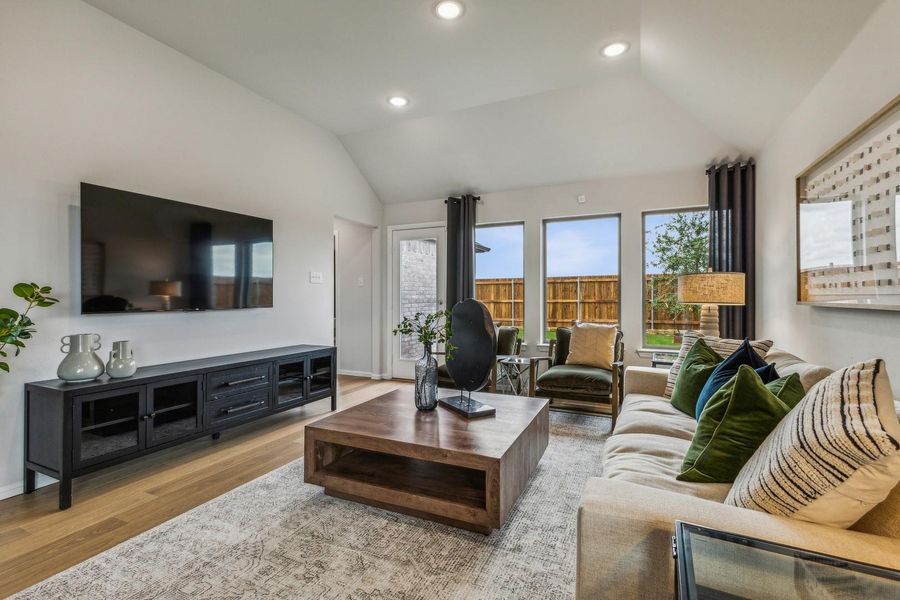 Furnished interior view inside a new home in Prairie Winds, Hutto (Image 16).