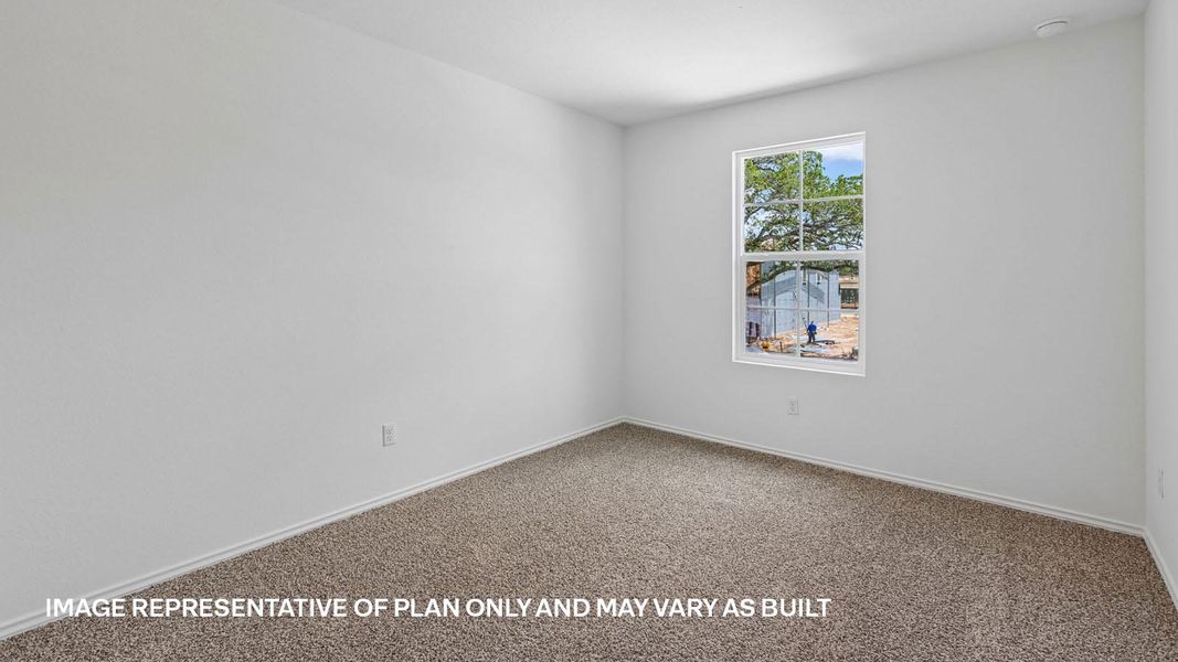 Representative unfurnished interior of a home built from the The Kendall by D.R. Horton in Valverde, Bastrop (Image 35).