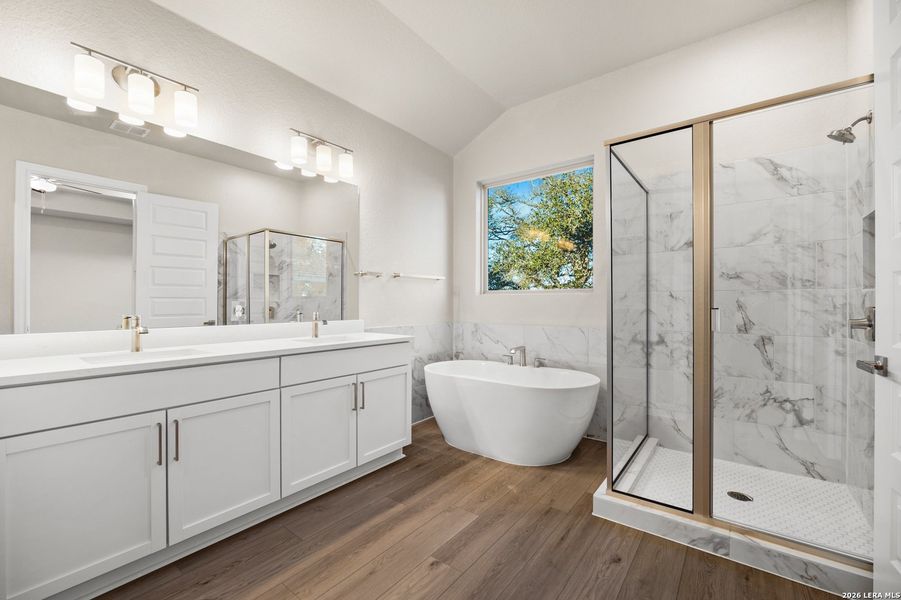 Furnished interior view inside a new home in Ventana, Bulverde (Image 6).