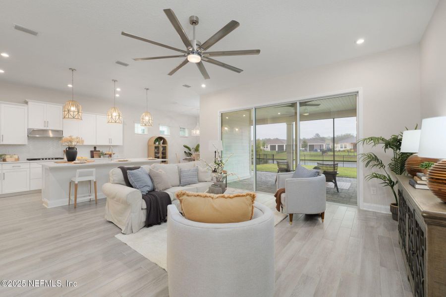 Furnished interior view inside a new home in , St. Johns (Image 9).