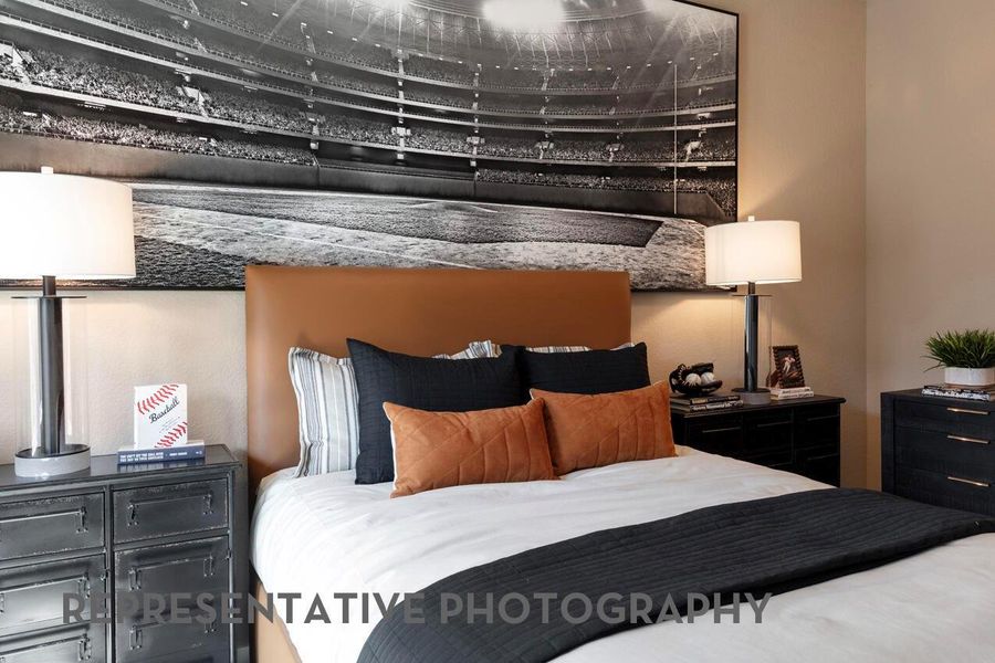 Furnished interior view inside a new home in Cross Creek West, Fulshear (Image 35).
