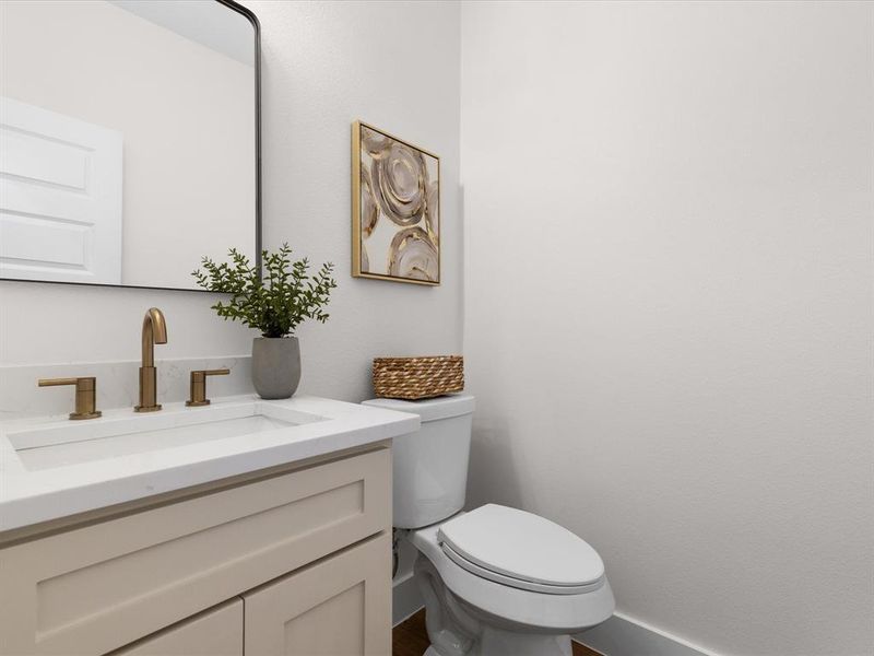 Furnished interior view inside a new home in , Fort Worth (Image 11).