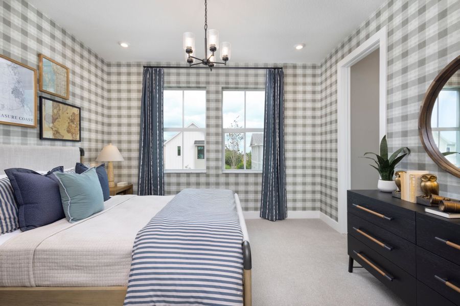 Representative furnished interior of a home built from the Montauk by Mattamy Homes in Newfield, Palm City (Image 19).
