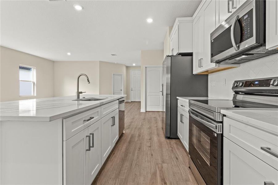 Furnished interior view inside a new home in , Leesburg (Image 4). Furnished interior view inside a new home in , Leesburg (Image 4).