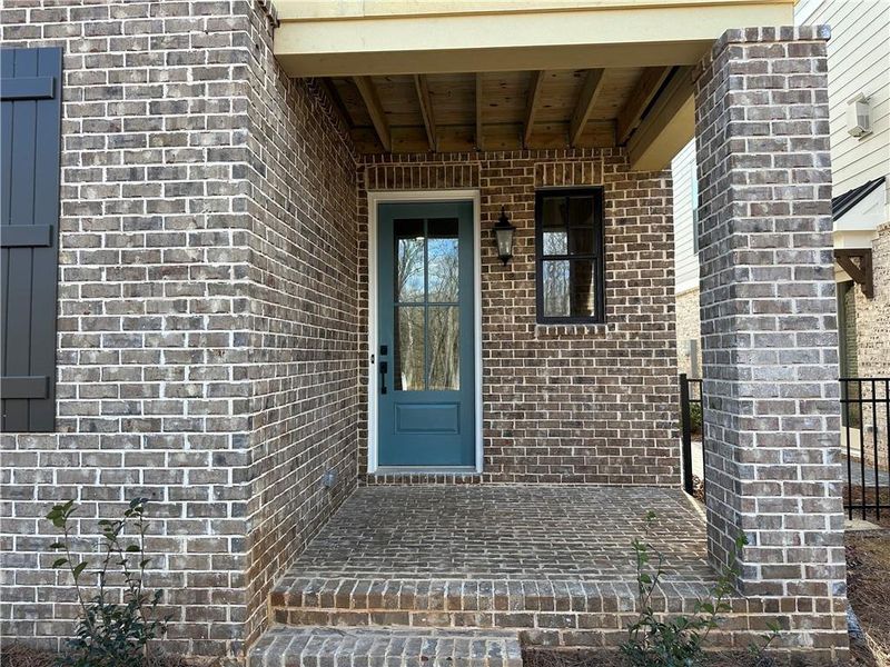 Exterior details and patio area of a home in Waterside Single Family, Peachtree Corners (Image 24).
