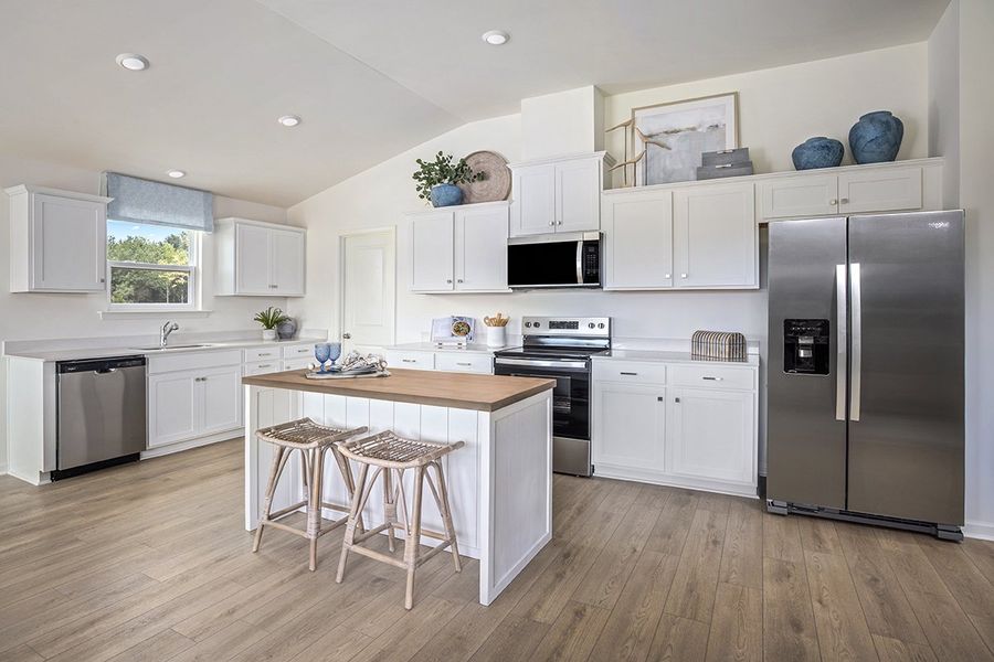 Representative furnished interior of a home built from the 1582 Modeled by KB Home in Cottages at Clovis Point, Kings Mountain (Image 6).