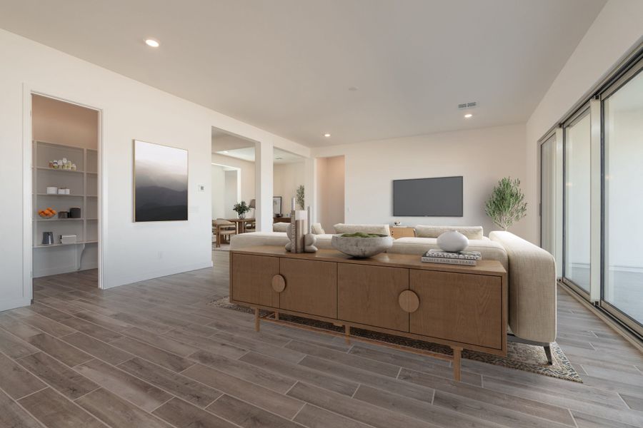 Furnished interior view inside a new home in Abel Ranch, Goodyear (Image 6).