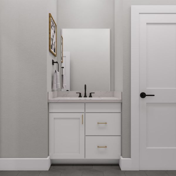 Representative furnished interior of a home built from the Veneto by Tri Pointe Homes in Legacy Grove, Montgomery (Image 31).