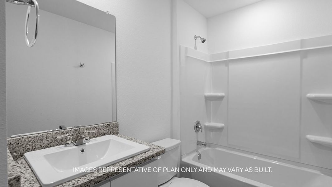 Furnished interior view inside a new home in Overlook West, Wolfforth (Image 6).