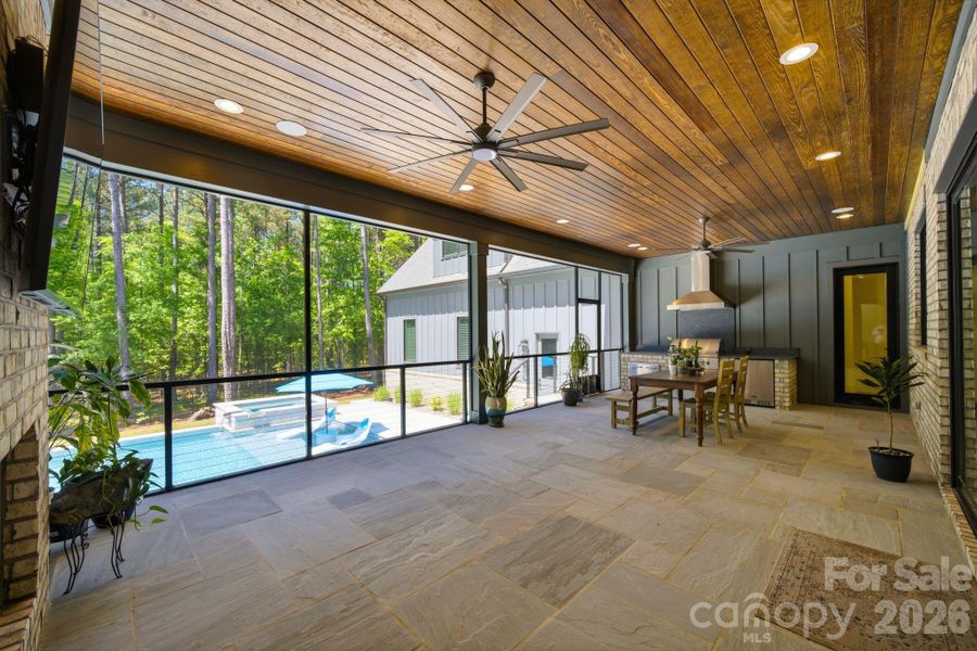 Exterior details and patio area of a home in , Lancaster (Image 22).