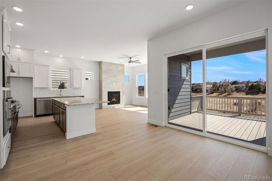 Furnished interior view inside a new home in Trailside at Cottonwood Creek, Colorado Springs (Image 14).