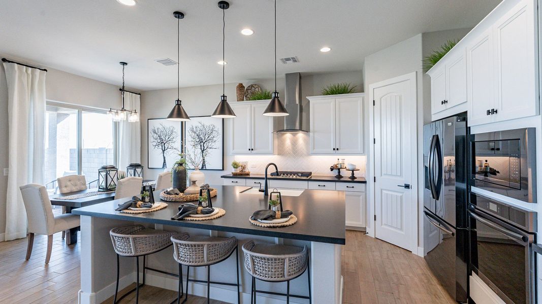 Representative furnished interior of a home built from the Crimson by DRB Homes in Arroyo Seco - Palazzo, Buckeye (Image 10).